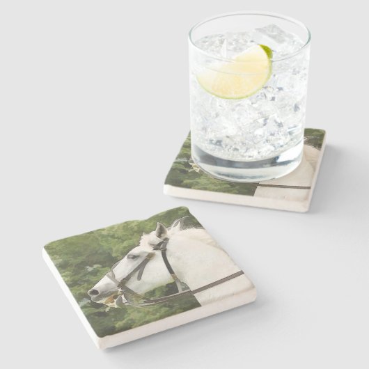 PFERDE STEINUNTERSETZER (Seitenansicht)