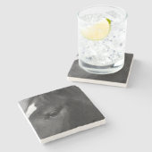 Pferde Steinuntersetzer (Seitenansicht)