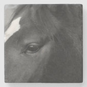 Pferde Steinuntersetzer (Vorderseite)