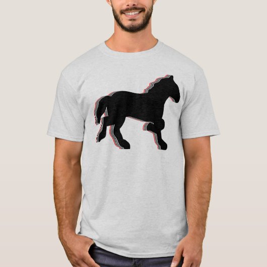 Pferde T-Shirt (Vorderseite)