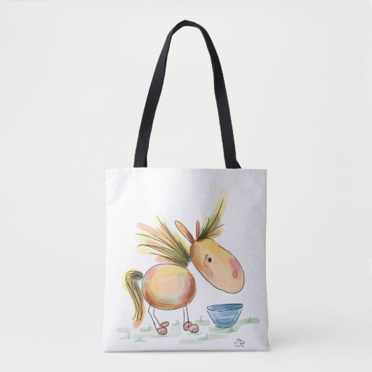 Pferde Tasche mit süssem Pony (Vorderseite)