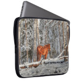 Pferde - Thema "Amerikanischer Western" Laptopschutzhülle (Vorne Rechts)