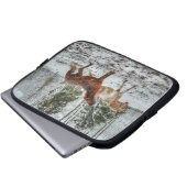 Pferde - Thema "Amerikanischer Western" Laptopschutzhülle (Vorne Knopf)