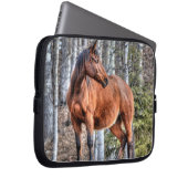 Pferde - Thema "Amerikanischer Western" Laptopschutzhülle (Vorne Rechts)