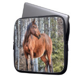 Pferde - Thema "Amerikanischer Western" Laptopschutzhülle (Vorderseite Links)