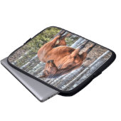 Pferde - Thema "Amerikanischer Western" Laptopschutzhülle (Vorne Knopf)