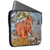 Pferde - Thema "Amerikanischer Western" Laptopschutzhülle (Vorne Rechts)