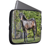 Pferde - Thema "Amerikanischer Western" Laptopschutzhülle (Vorne Rechts)