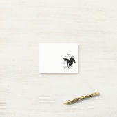 Pferde tragen die Weisheit des Heilkurses. Post-it Klebezettel (Auf Schreibtisch)