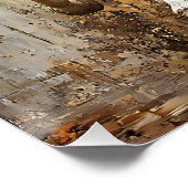 Pferde Trio Galopp Gemälde Poster (Ecke)