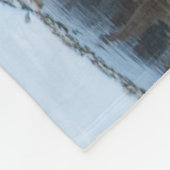 Pferde überqueren den Bach Fleecedecke (Ecke)