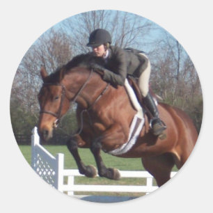 Pferde und Aufkleber zum Springen anzeigen