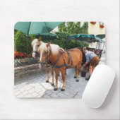 Pferde und Beförderung Mousepad (Mit Mouse)