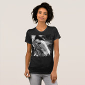 Pferde und Blumen T-Shirt (Vorne ganz)
