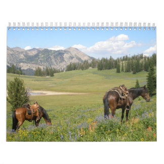 Pferde und Cowboys Kalender