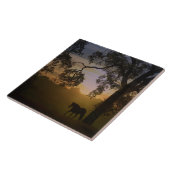 Pferde und Eiche Treatment Oak Fliese (Seite)