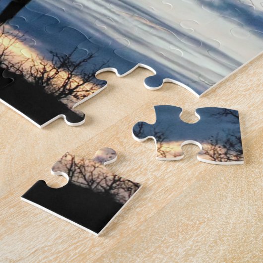 Pferde und Eichen Tree Feine Fotografie Puzzle (Seite)