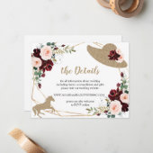 Pferde und Hasen, die die Details der Kapselung ei Mitteilungskarte (Vorderseite/Rückseite Beispiel)