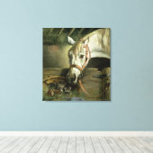 Pferde und Kätzchen, 1890 Leinwanddruck (Insitu (Holzboden))