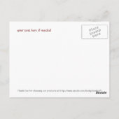 Pferde und Liebe Postkarte individuell anpassbar (Rückseite)