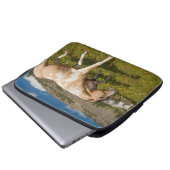 Pferde und Maultiere Laptopschutzhülle (Vorne Knopf)