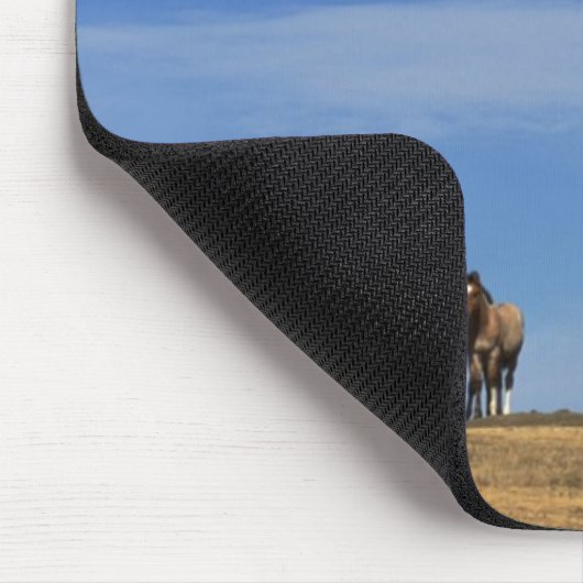 Pferde und Sky Mousepad (Ecke)