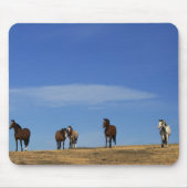 Pferde und Sky Mousepad (Vorne)