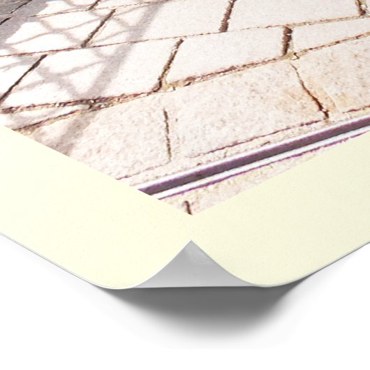 Pferde und Wagen Poster (Ecke)