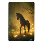 Pferde unter den Fireflies-Notebooks Mini Klemmbrett (Rückseite)