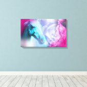 Pferde verleihen uns die Flügel, die uns fehlen Leinwanddruck (Insitu (Holzboden))