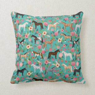Pferde Vintag Kissen