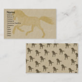 Pferde Visitenkarte (Vorne/Hinten)
