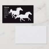 Pferde Visitenkarte (Vorne/Hinten)