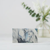 Pferde-Visitenkarte Vollsamstags Visitenkarte (Stehend Vorderseite)