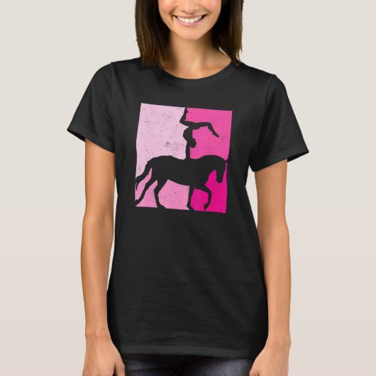 Pferde Voltigierpferde T-Shirt (Vorderseite)