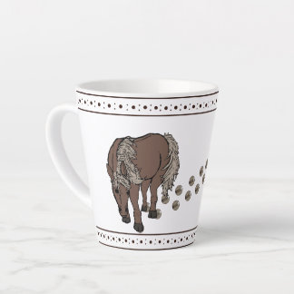 Pferde von figdewdrop Kleine Latte-Tasse Milchtasse