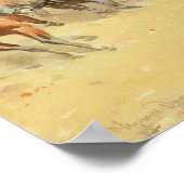 Pferde von Maynard Dixon Poster (Ecke)