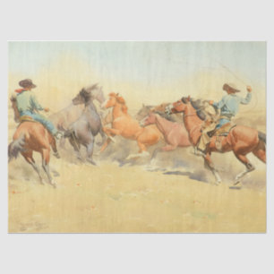 Pferde von Maynard Dixon Seidenpapier
