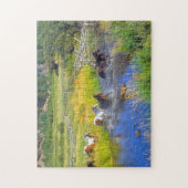 Pferde von Montana. Puzzle (Vertikal)