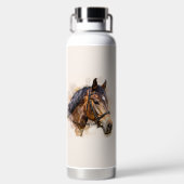 Pferde-Wasserflasche Trinkflasche (Rückseite)