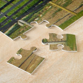 Pferde Weiden Wisconsin. Puzzle (Seite)