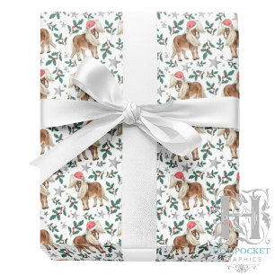 Pferde-Weihnachtspapier Geschenkpapier