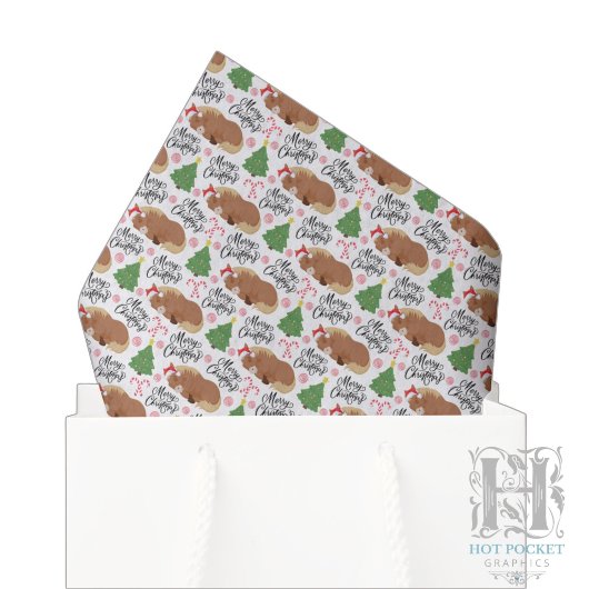 Pferde-Weihnachtstissuepapier Seidenpapier