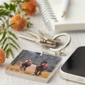 Pferde werden Führer Schlüsselanhänger (Vorderseite rechts)