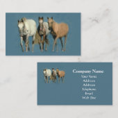 Pferde wild und wunderbare Visitenkarte (Vorne/Hinten)