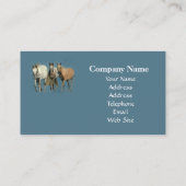 Pferde wild und wunderbare Visitenkarte (Rückseite)