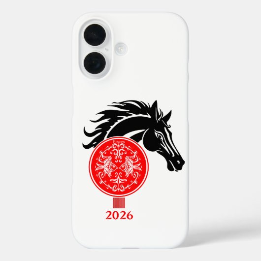Pferde x Jahr des Pferdes 2026 Case-Mate iPhone Hülle (Rückseite)