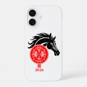 Pferde x Jahr des Pferdes 2026 iPhone 16 Hülle