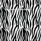 Pferde Zebra Muster Schwarz-Weiß-Camouflage Stoff (Kachel)