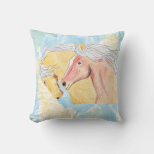 Pferde zusammen Stronger (Mum Stanworth) Kissen